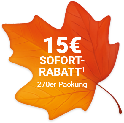 15€ Sofort-Rabatt