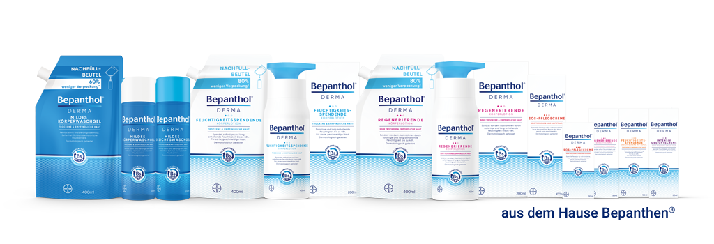Produktabbildungen Bepanthol® Range