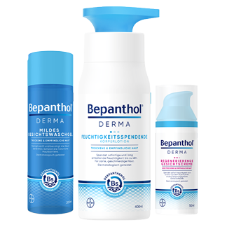 Produktabbildungen Bepanthol® Range Auszug
